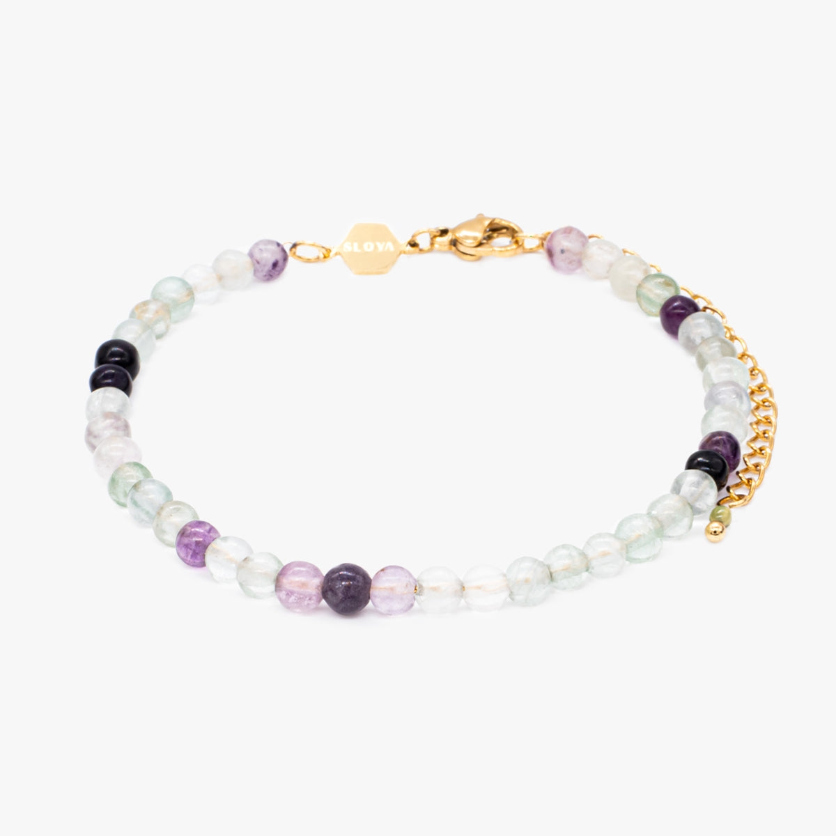 Bracelet Serena en pierres Fluorite - SLOYA
